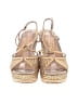 Salvatore Ferragamo Gold Wedges Size 10 - photo 2