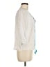 En Creme White 3/4 Sleeve Blouse Size M - photo 4