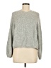 Topshop Metallic Gray Pullover Sweater Size 8 - photo 1
