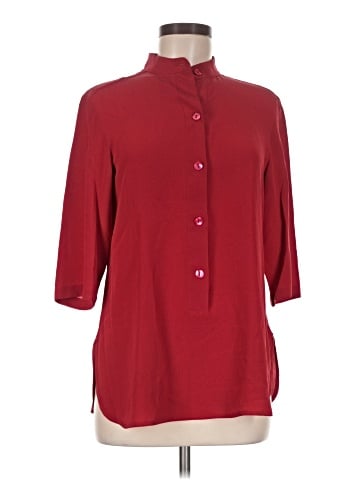 Max Mara 3/4 Sleeve Button-Down Shirt (view 1)