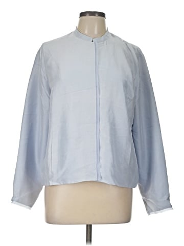 Eileen Fisher Long Sleeve Silk Top (view 1)