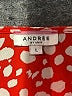Andree by UNIT 100% Polyester Orange 3/4 Sleeve Blouse Size L - photo 7