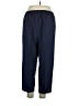 Blair 100% Polyester Solid Blue Casual Pants Size 16 - photo 2