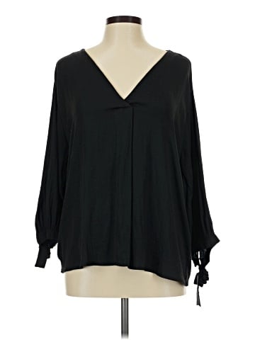 White House Black Market Long Sleeve Blouse (view 1)