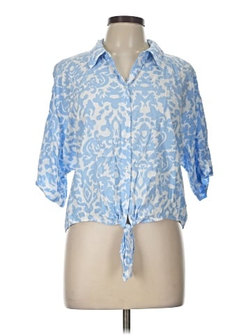 Ellen Tracy Short Sleeve Blouse (view 1)
