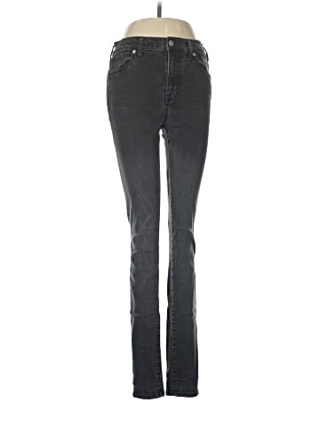 Madewell Taller 9" High-Rise Skinny Jeans in Lunar (view 1)