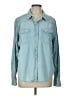 Dylan Teal Long Sleeve Button-Down Shirt Size L - photo 1
