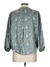 JoFlower Teal 3/4 Sleeve Blouse Size L - photo 2