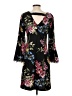 Roz & Ali Floral Black Casual Dress Size S - photo 2