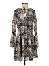 Sam Edelman Print Gray Casual Dress Size 4 - photo 1