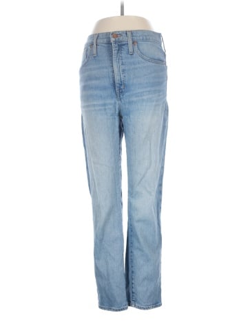 Madewell Classic Straight Jeans in Meadowland Wash (view 1)