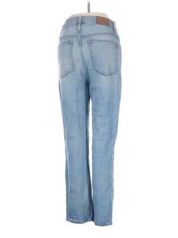 Madewell Classic Straight Jeans in Meadowland Wash (view 2)