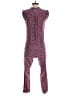 Masscob 100% Silk Tweed Purple Jumpsuit Size EU 34 / US 4 - photo 2