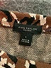 Ann Taylor Factory Animal Print Brown Short Sleeve Blouse Size L - photo 7