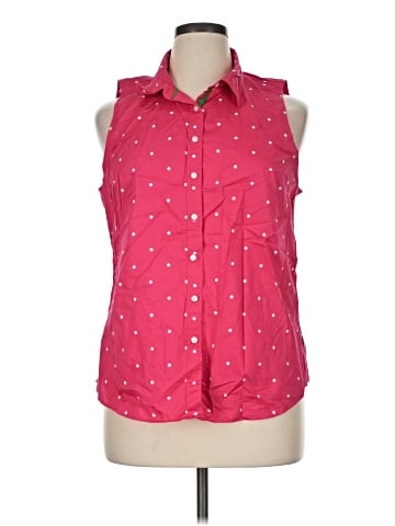 Rafaella Sleeveless Button-Down Shirt (view 1)