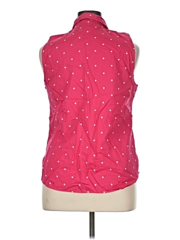 Rafaella Sleeveless Button-Down Shirt (view 2)