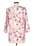 Allison Daley Floral Pink 3/4 Sleeve Blouse Size L - photo 2