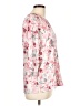 Allison Daley Floral Pink 3/4 Sleeve Blouse Size L - photo 4