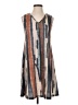 Emery Rose Stripes Gray Casual Dress Size S - photo 1