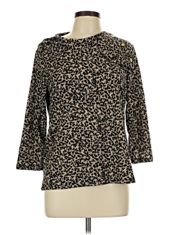 Adrienne Vittadini 3/4 Sleeve Top (view 1)