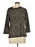 Adrienne Vittadini Gold 3/4 Sleeve Top Size L - photo 1