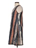 Emery Rose Stripes Gray Casual Dress Size S - photo 5
