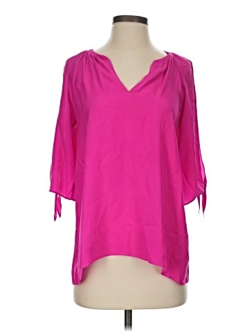 Lilly Pulitzer 3/4 Sleeve Silk Top (view 1)
