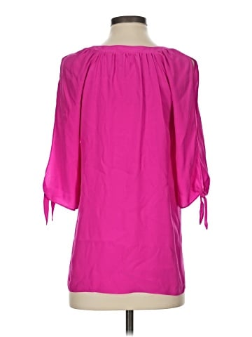 Lilly Pulitzer 3/4 Sleeve Silk Top (view 2)
