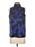 T Tahari Blue Sleeveless Blouse Size S - photo 1