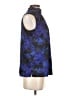 T Tahari Blue Sleeveless Blouse Size S - photo 4
