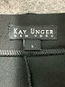 Kay Unger Solid Black Active Pants Size L - photo 7