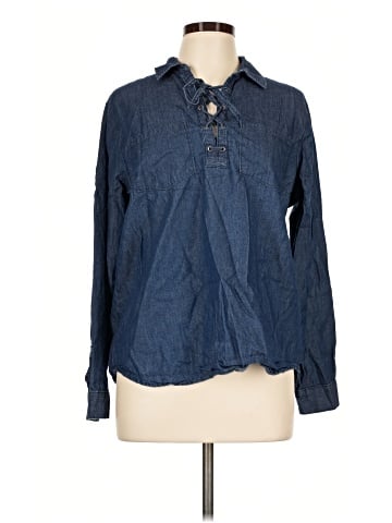 Faded Glory Long Sleeve Button-Down Shirt (view 1)