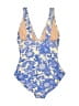 J.Crew Paisley Blue One Piece Swimsuit Size 4 - photo 2