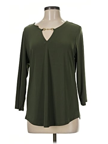 Jones New York Signature Long Sleeve Blouse (view 1)