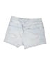 Tinseltown Silver Denim Shorts Size 20 - photo 2