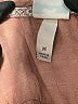Target 100% Elastic Pink Brown Long Sleeve Blouse Size M - photo 7