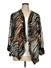Chico's Animal Print Brown Kimono Size XL Petite (3) - photo 1