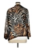 Chico's Animal Print Brown Kimono Size XL Petite (3) - photo 2