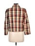 J.Crew 100% Cotton Plaid Gold Jacket Size 8 - photo 2
