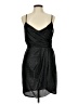 Silence and Noise 100% Polyester Metallic Black Cocktail Dress Size L - photo 1