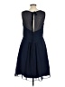 Alfred Angelo 100% Polyester Solid Blue Cocktail Dress Size 14 - photo 2
