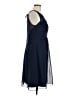 Alfred Angelo 100% Polyester Solid Blue Cocktail Dress Size 14 - photo 4