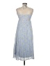 Fate 100% Polyester Stars Blue Casual Dress Size M - photo 2