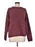 dip Solid Burgundy Pullover Sweater Size M - photo 1