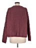 dip Solid Burgundy Pullover Sweater Size M - photo 2