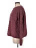 dip Solid Burgundy Pullover Sweater Size M - photo 5