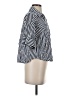 Zara Stripes Blue Short Sleeve Blouse Size XS - photo 4