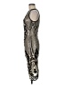 Privy Graphic Silver Cocktail Dress Size M - photo 5