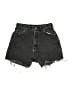 Riders by Lee Black Denim Shorts Size 12 Long - photo 1
