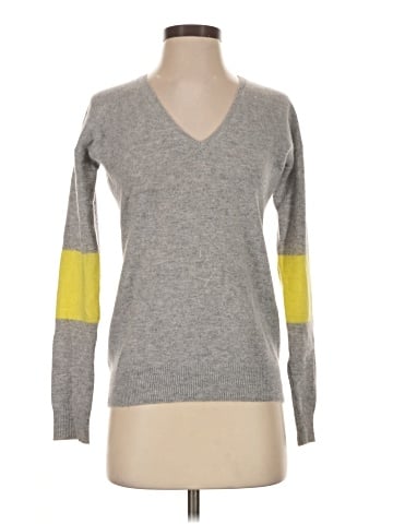 Aqua Cashmere Pullover Sweater (view 1)